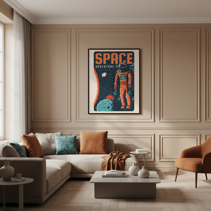 Astronaut space planet