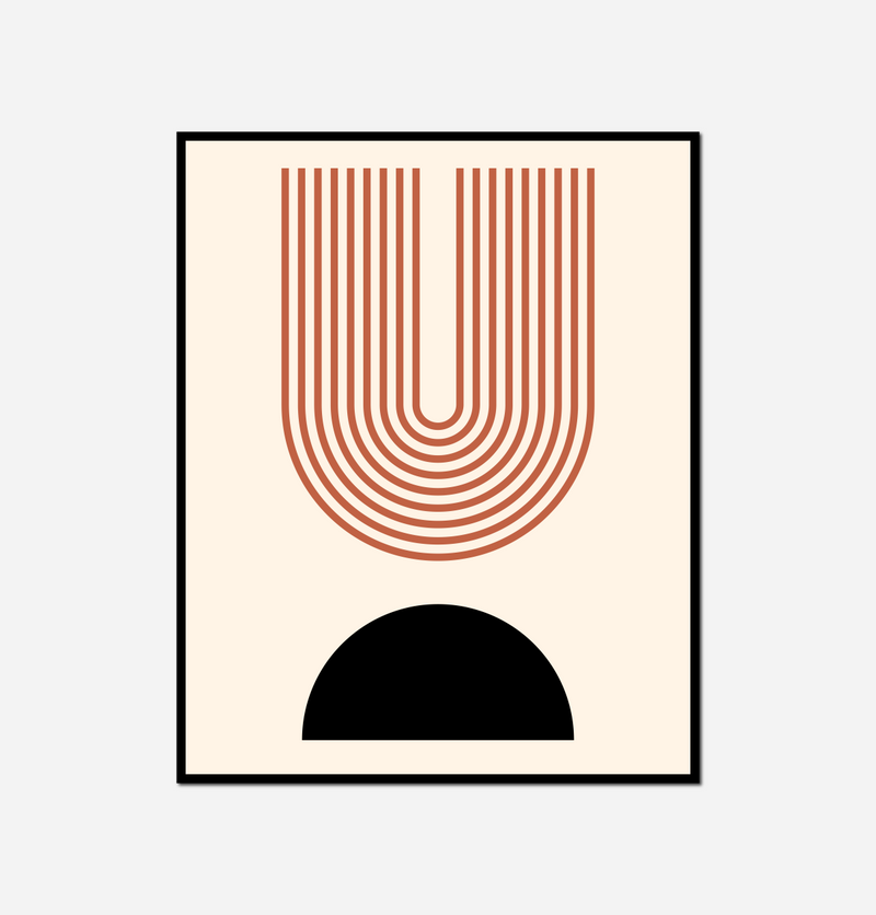 art black orange design