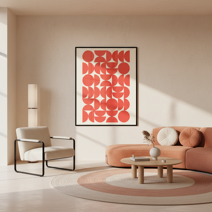 close red white geometric black