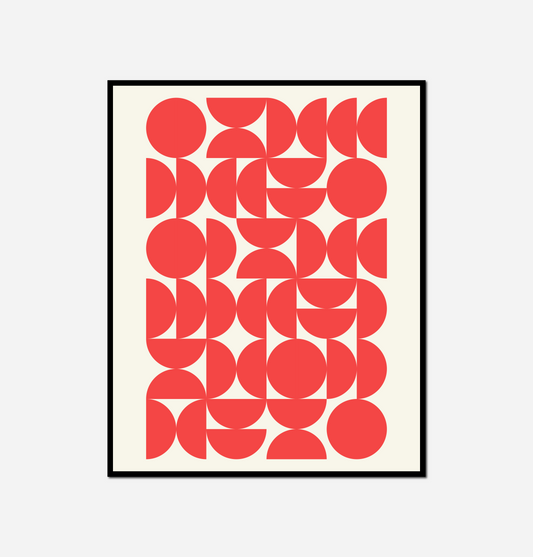 close red white geometric black