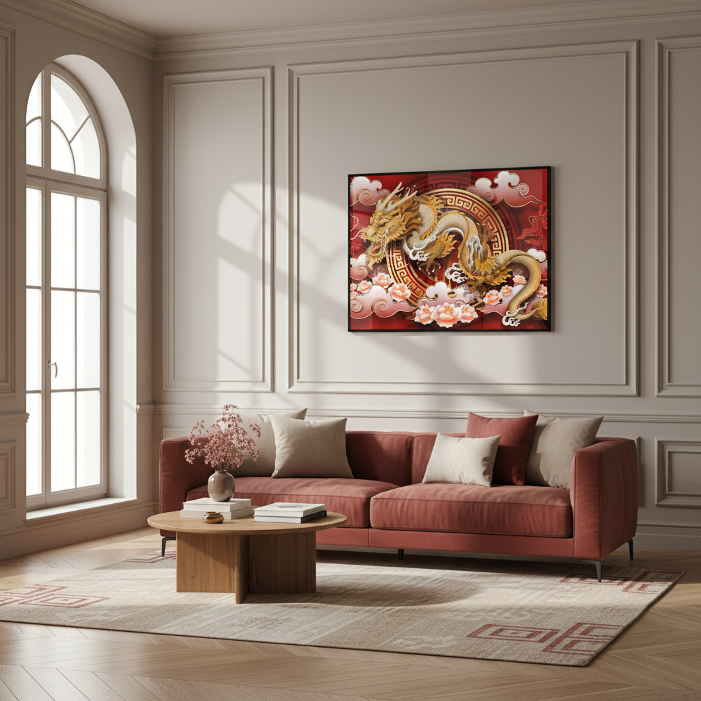 dragon flower red