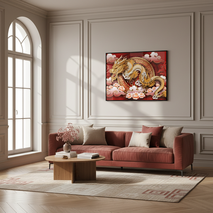 dragon flower red