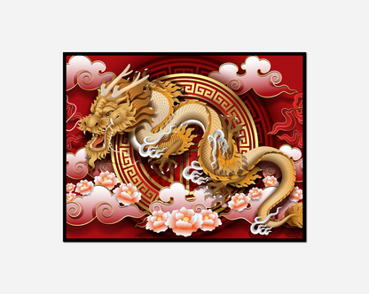 dragon flower red