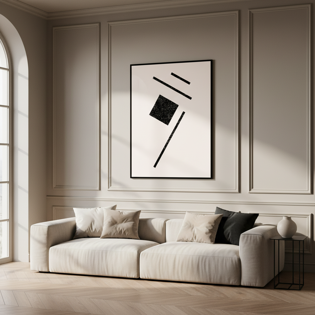close black white square