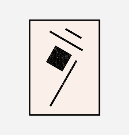 close black white square