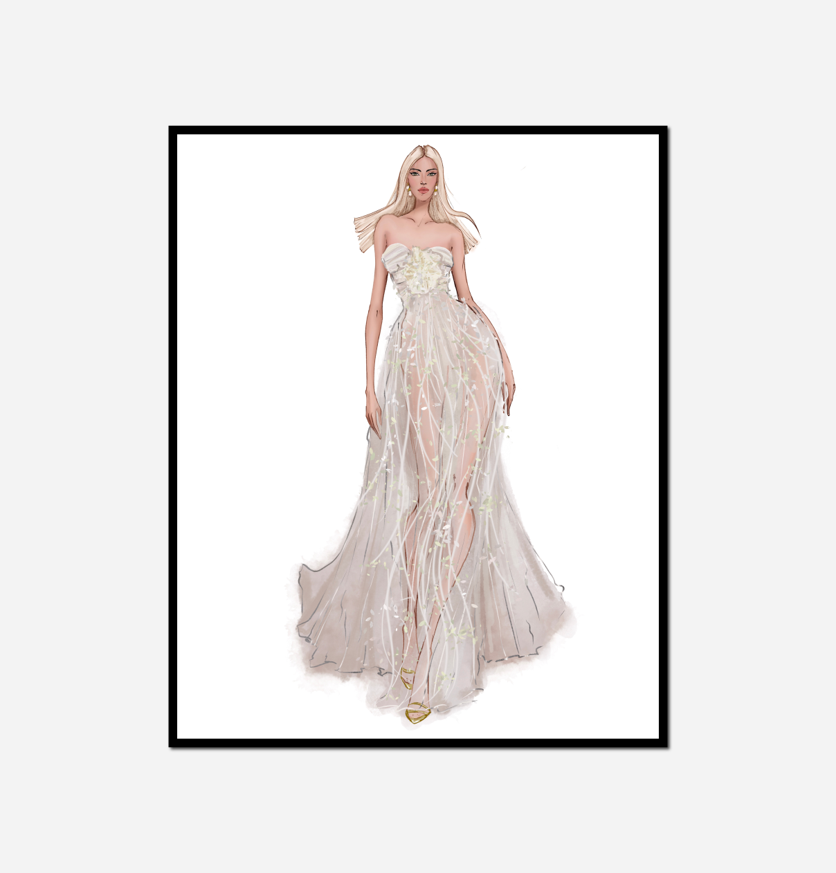 close woman dress white