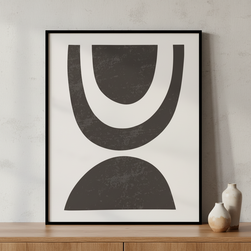 Close black white abstract painting black ภาพติดผังสไตล์สแกนดิเนเวีย สำหรับตกแต่งบ้านและคอนโด พร้อมกรอบคุณภาพ