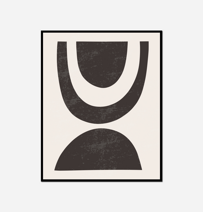 Close black white abstract painting black