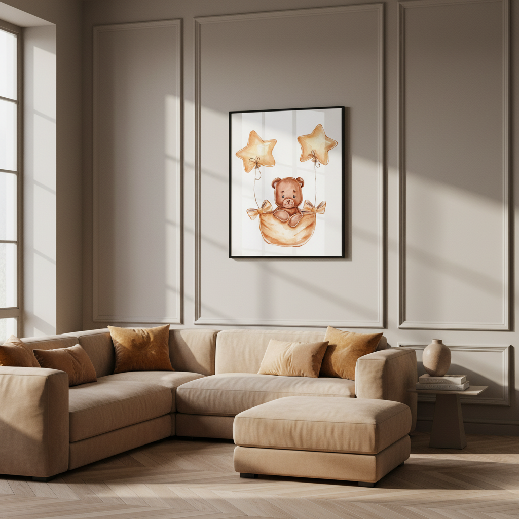 Teddy bear balloon