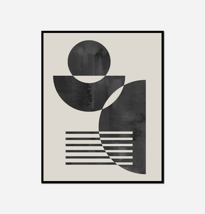 Close black white geometric design