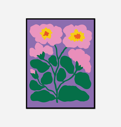 Flowers purple