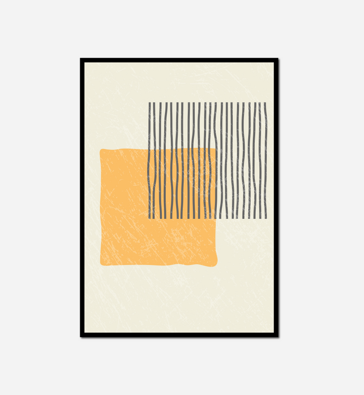 close painting yellow black stripe