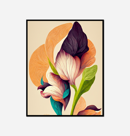 Flower leaves