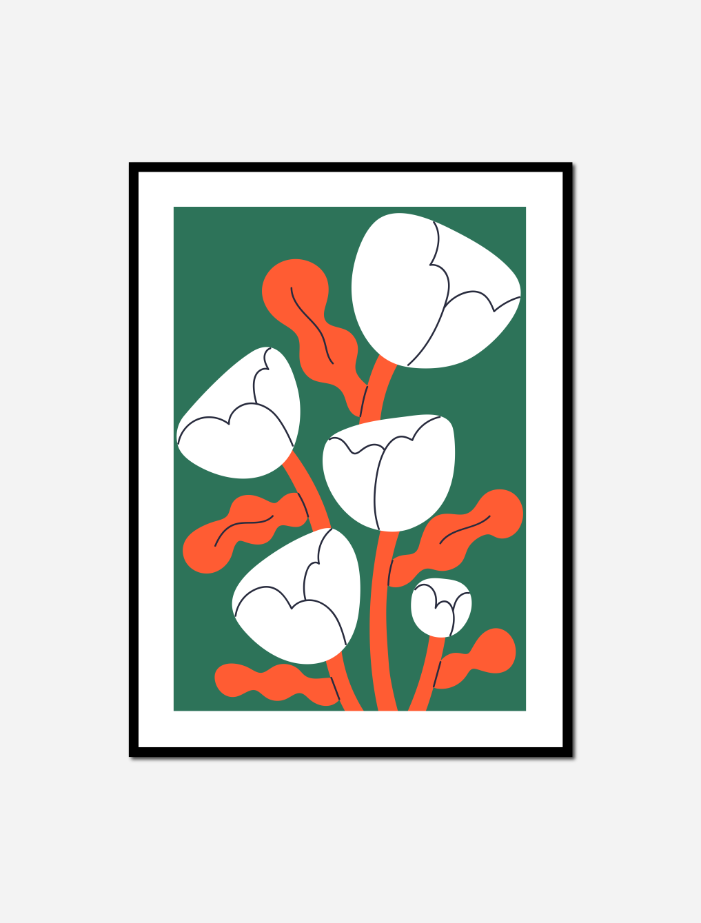 flower red white flowers