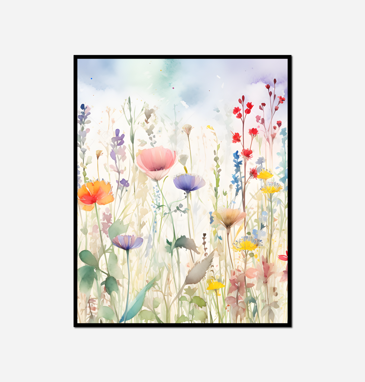 painting field flowers