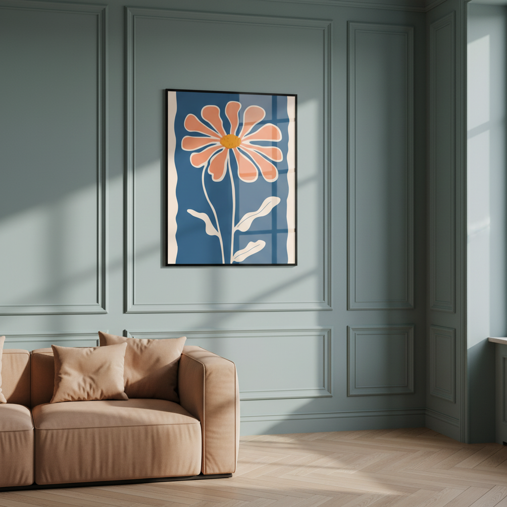 Flower blue