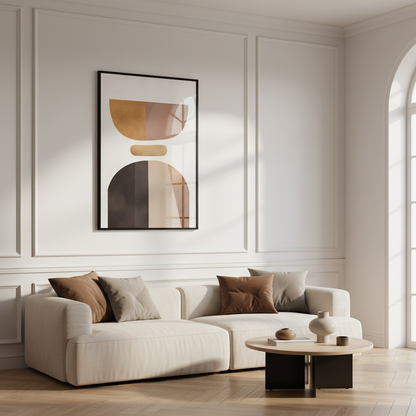 Close painting black brown design