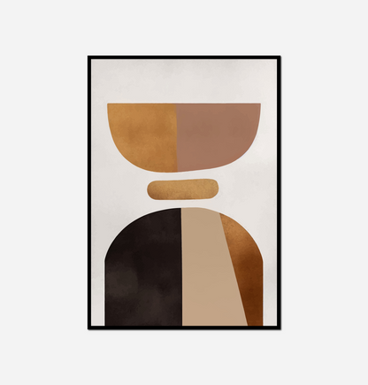 Close painting black brown design