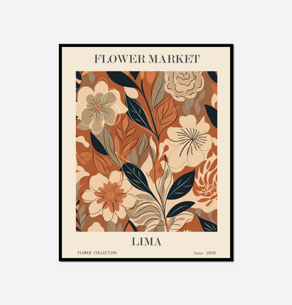 Close flower market