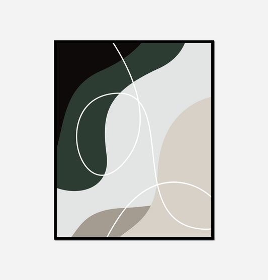 close painting black