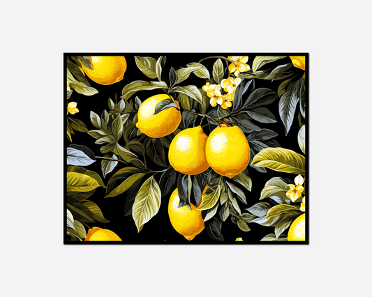 painting lemons tree