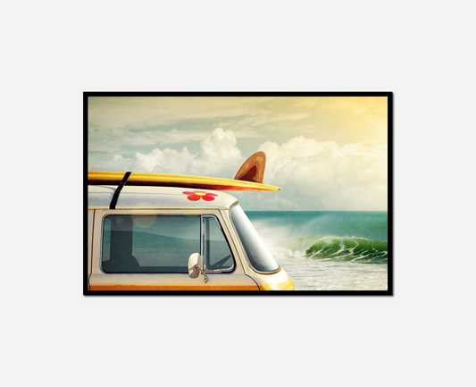 van surfboard