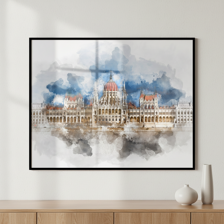 Painting building clock tower