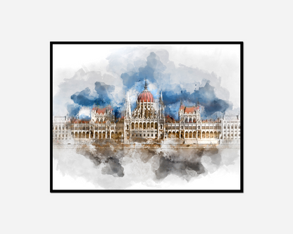 Painting building clock tower