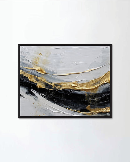 Black Gold Painting