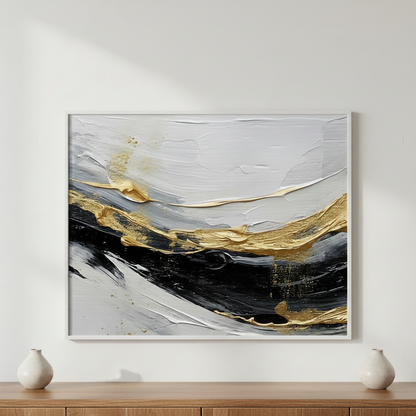 Black Gold Painting