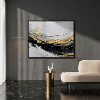 Black Gold Painting