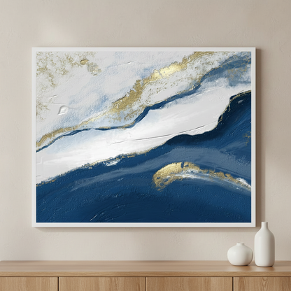 Blue Painting Luxury
