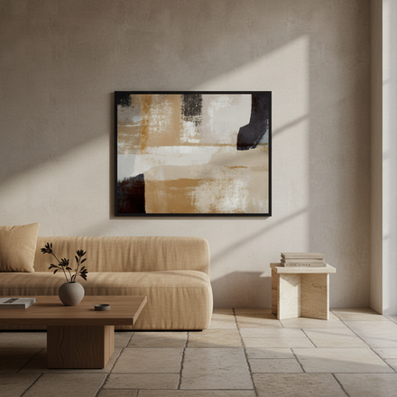 Abstract Painting Brown