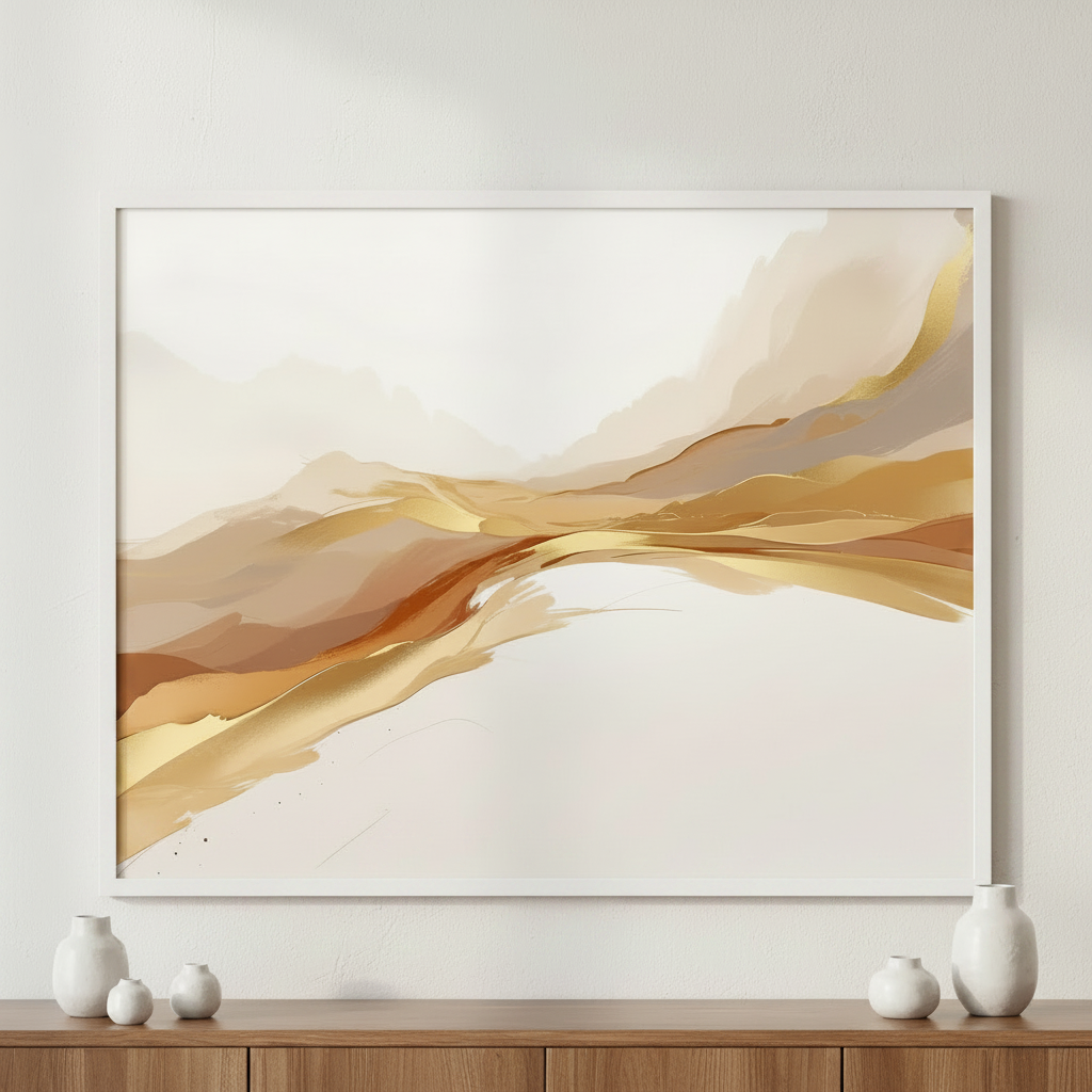 Water Gold Painting