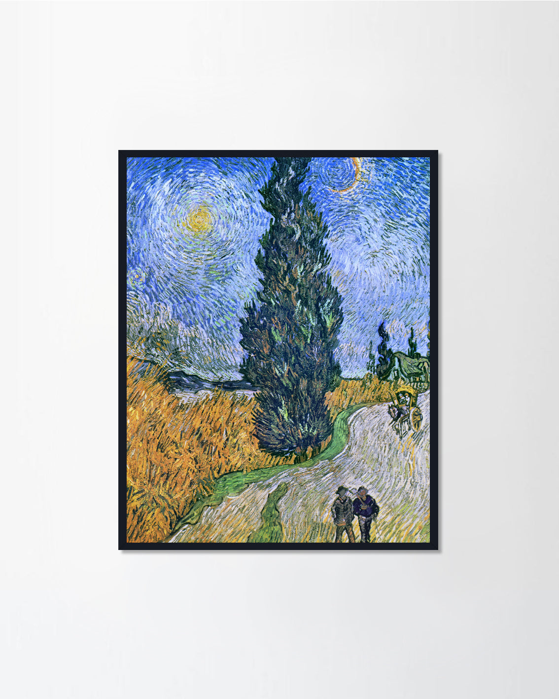 Road with Cypress and Star
