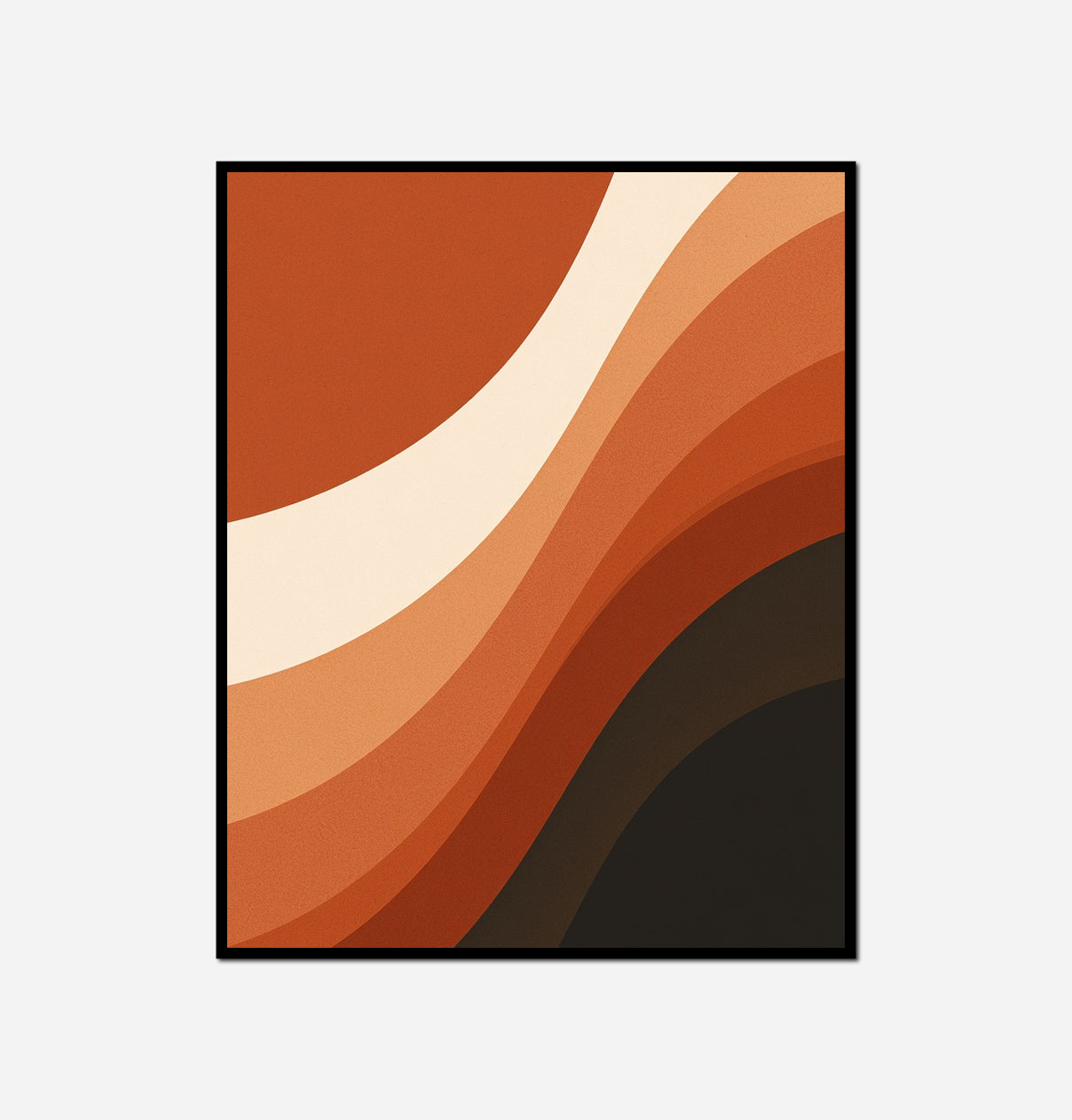 Orang wave Abstract