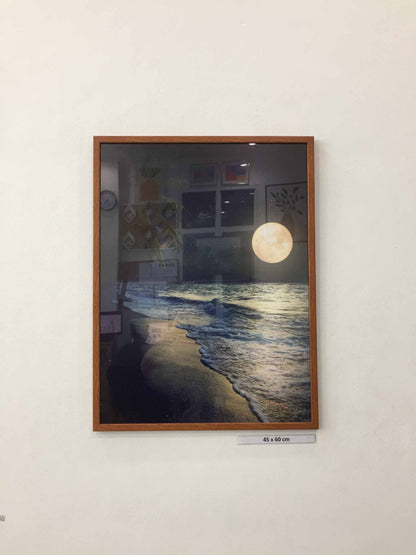 Beach with Milky Way star