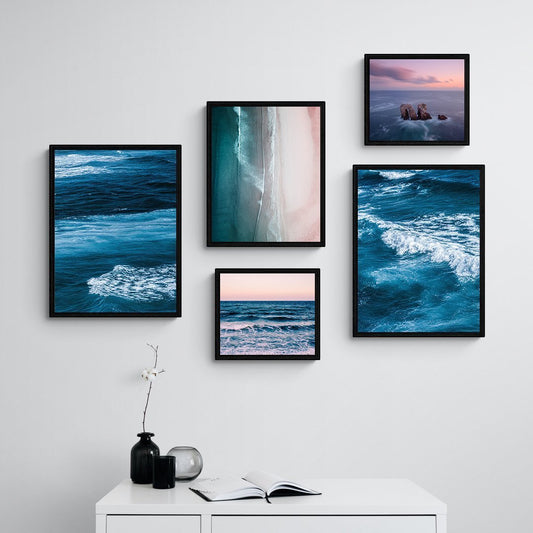 Coast of Scotland,Waves and sky,Ocean waves