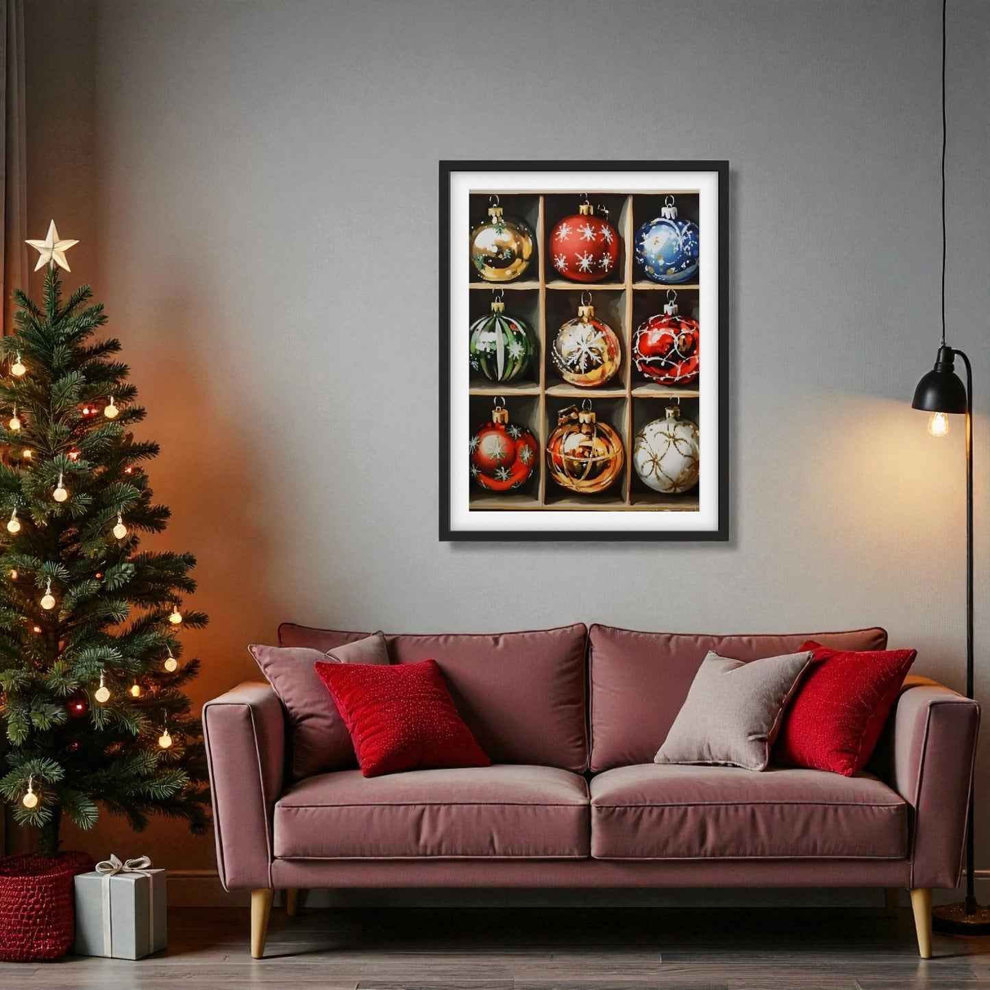 Christmas Ornament Print